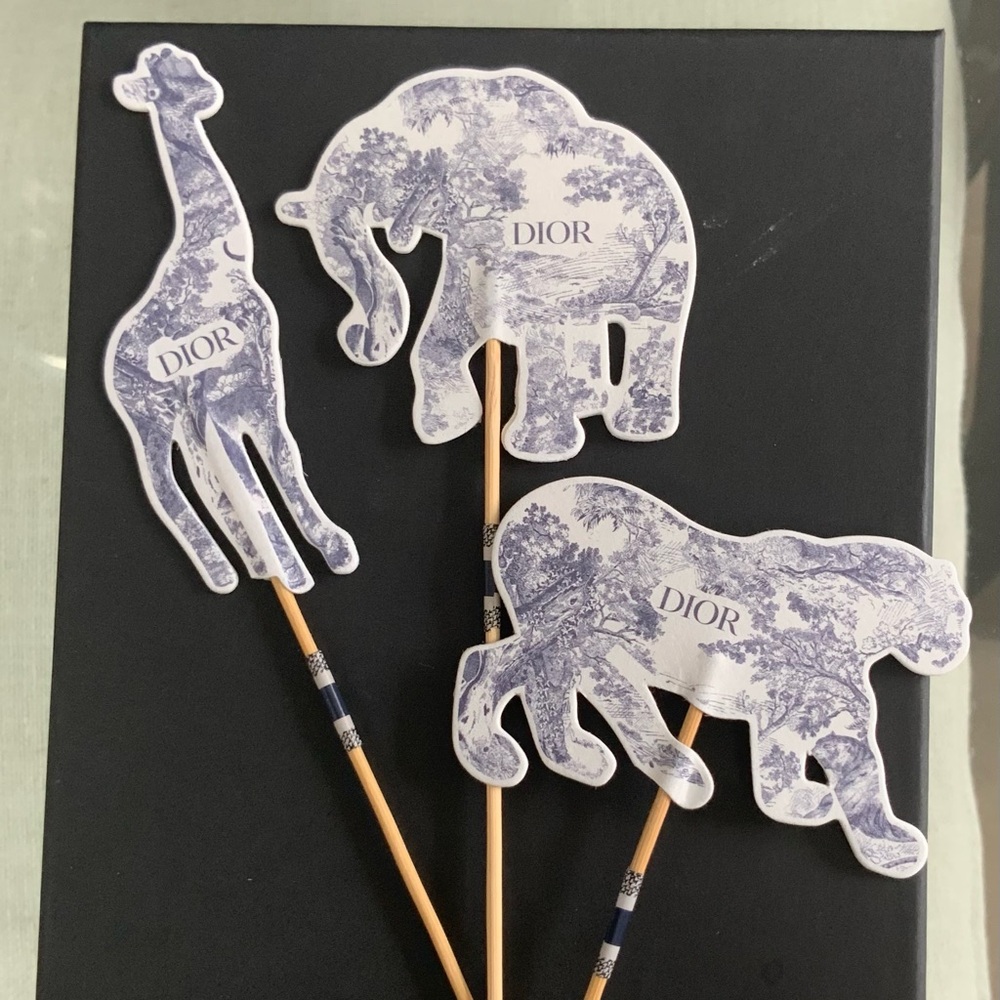 Dior Animal Cake Toppers (Set of 3)